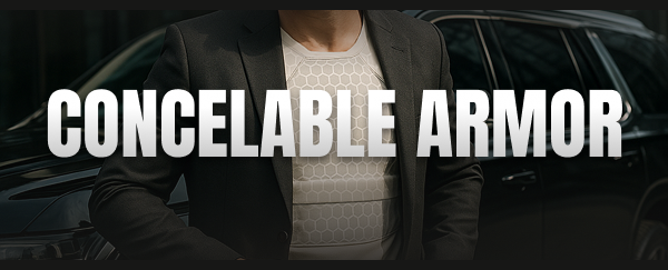 Man in a suit wearing RTS Tactical Level IIIA concealable armor under his blazer