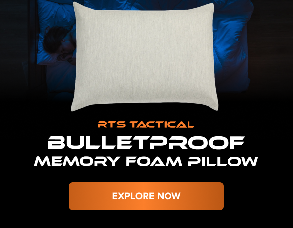 RTS Tactical Bulletproof Memory Foam Pillow