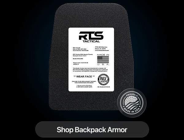 RTS Tactical Level III+ Special Threats ballistic plate - Proudly Made in USA