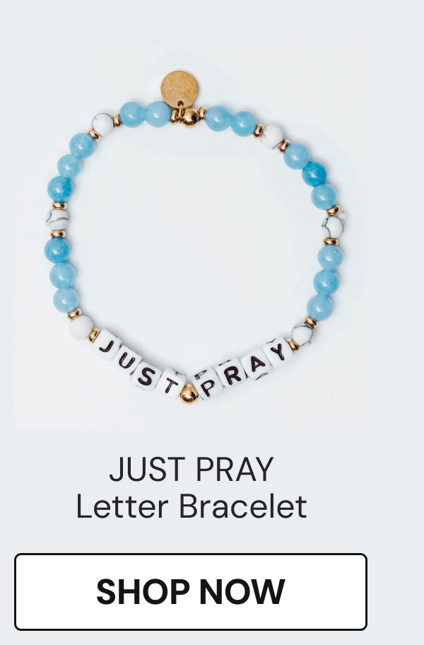 JUST PRAY Letter Bracelet | SHOP NOW