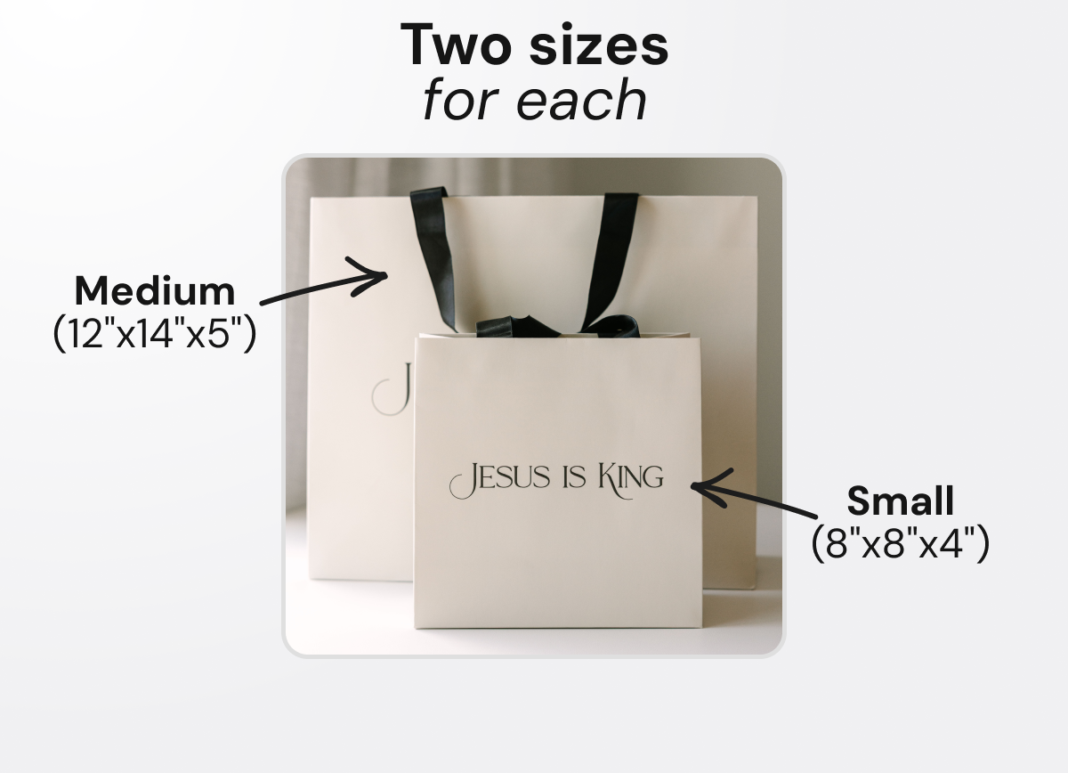 Two sizes for each