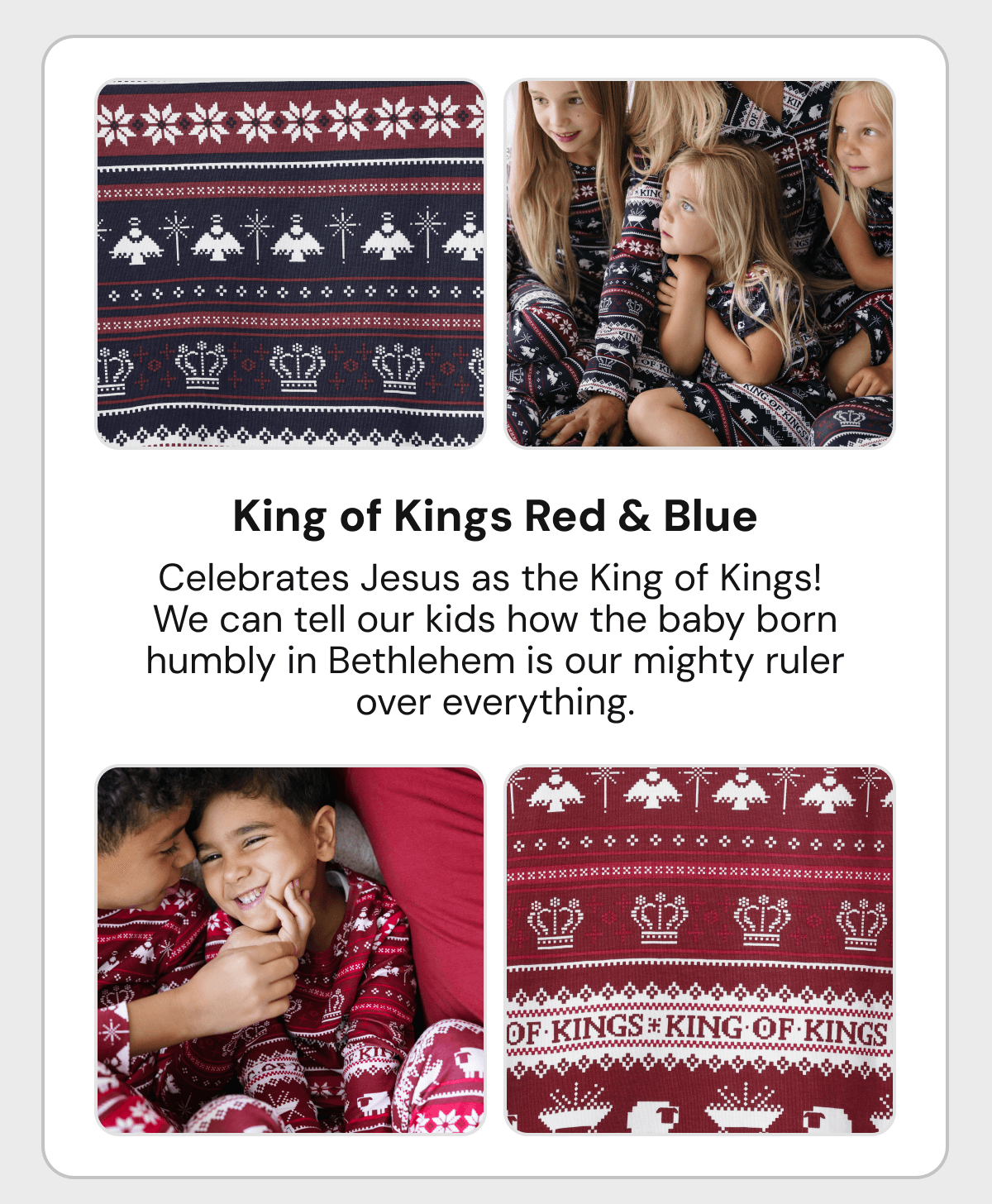 King of Kings Red & Blue