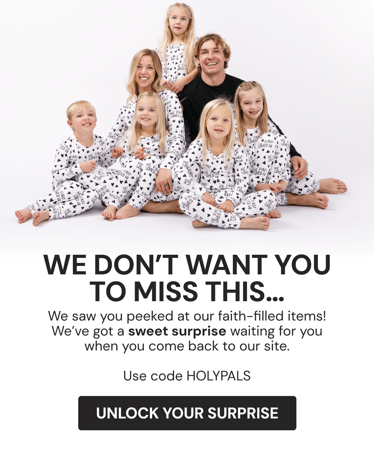 WE DON'T WANT YOU TO MISS... Use code HOLYPALS | UNLOCK YOUR SURPRISE