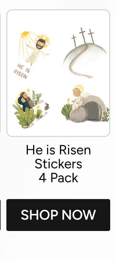 He is Risen Stickers 4 Pack 