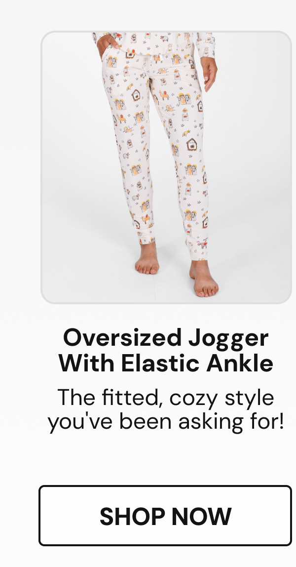 Oversized Jogger With Elastic Ankle