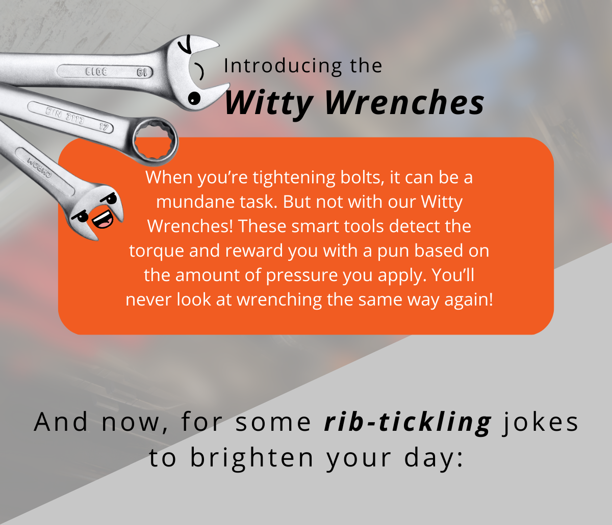 Nuts, Bolts, and Belly Laughs ToolBox Widget’s Wild Adventure