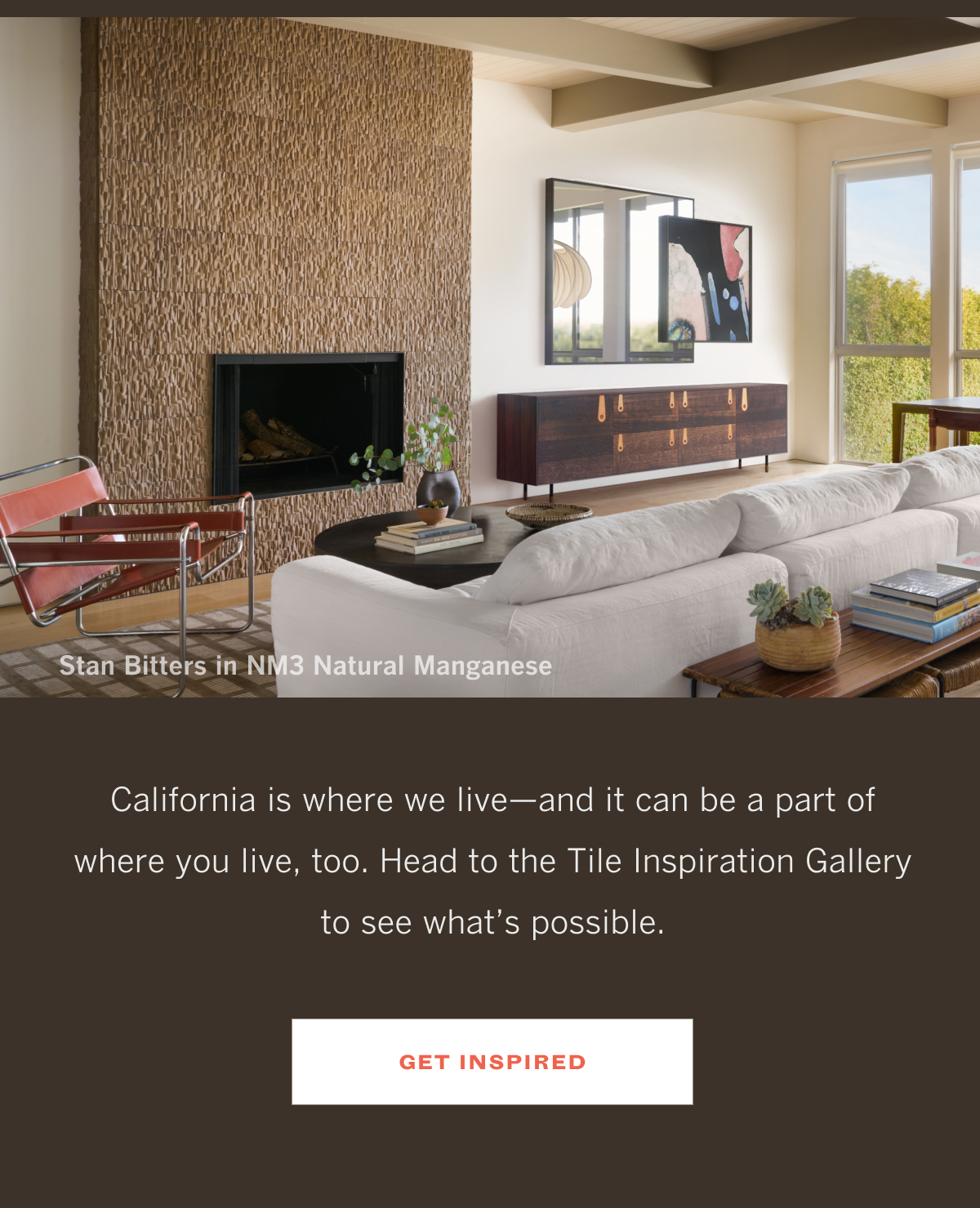 Visit the Inspiration Gallery to see what's possible with Heath tile