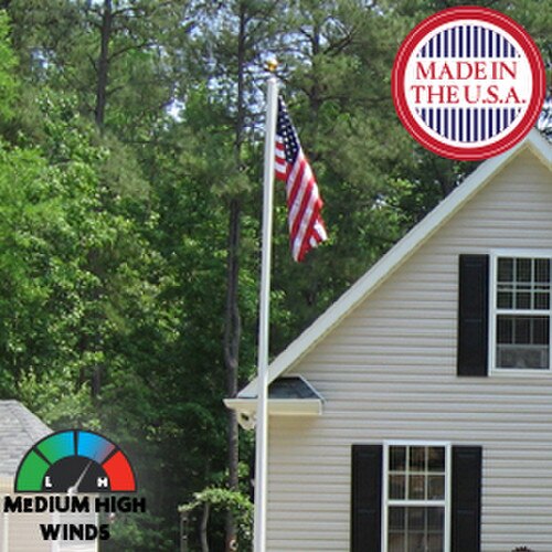 20′ American-Made Fiberglass Flagpole