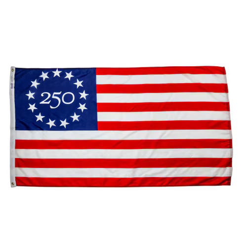 Betsy Ross America 250 Flag 