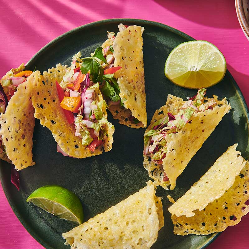 Cheddar Lace Taco shell