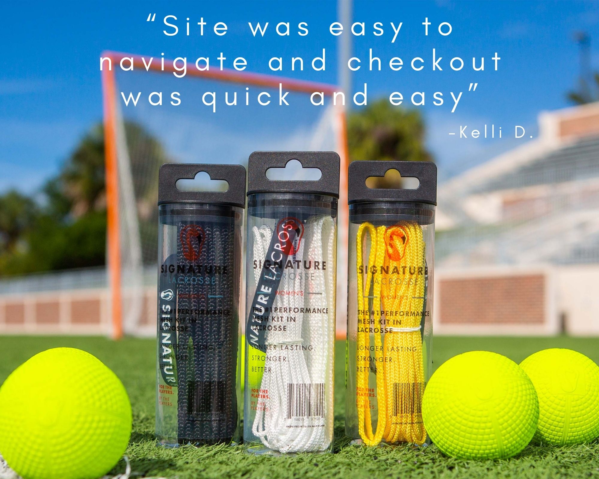 Buy & Try Our Magik Mesh! Signature Lacrosse