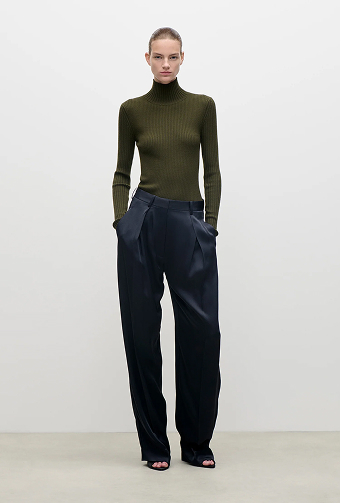 Cecilia Trouser In Dark Navy