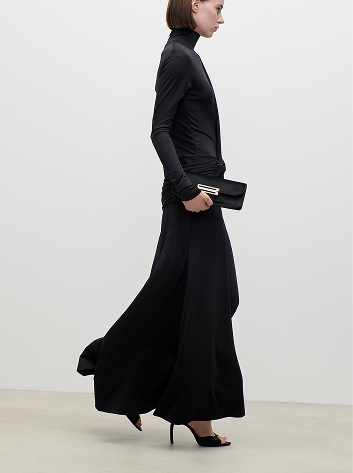 Letice Midi Dress In Black
