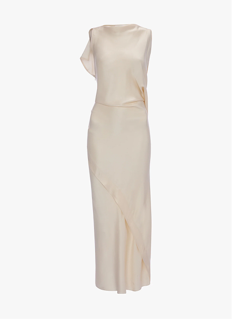Kyra Midi Dress In Ivory
