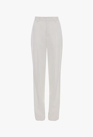 Tailored Straight Leg Trouser In Ivory