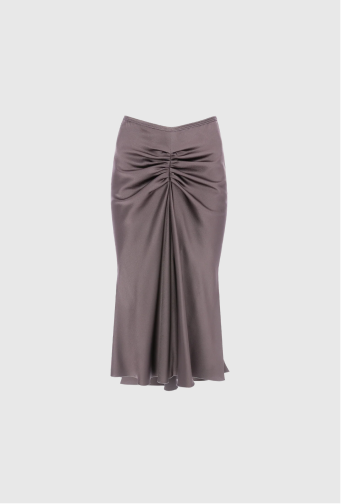 Bela Midi Skirt In Grey