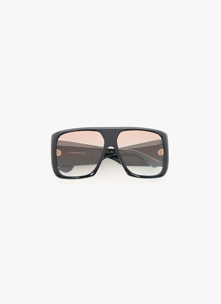 Oversized Soft Square Acetate Frame In Blue