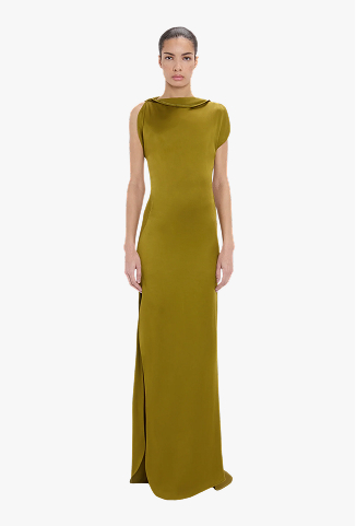 Carla Gown In Moss