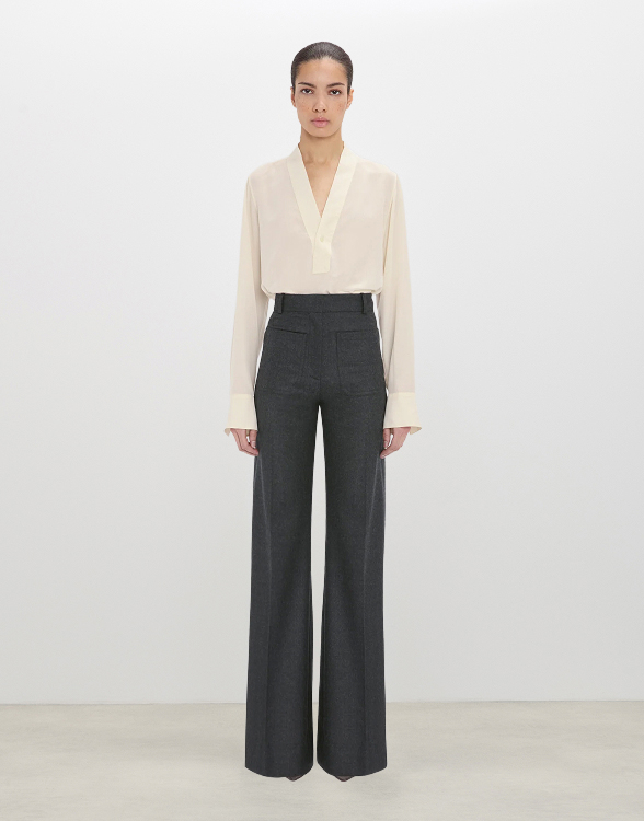 Alina Trouser In Dark Grey