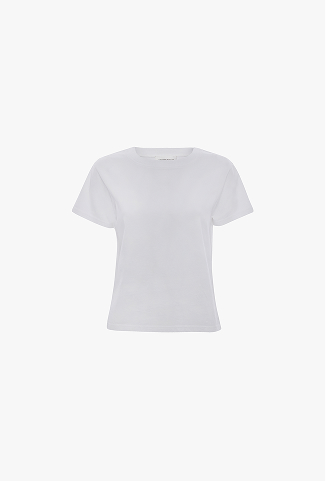 Shrunken Fit T-Shirt In White