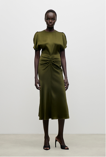 Bela Midi Dress In Green