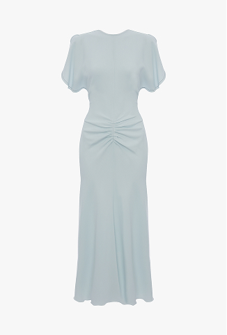 Bela Midi Dress In Glacial Blue