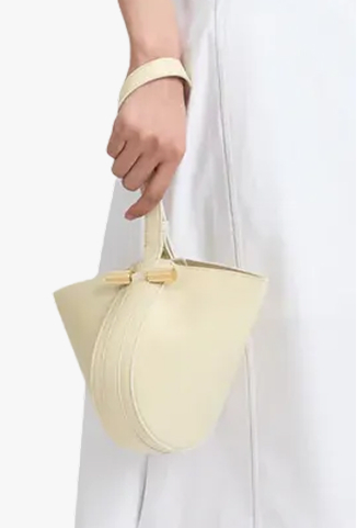 Portofino Dia Clutch In Ivory Leather