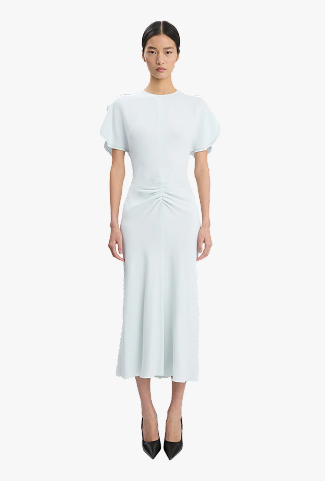 Bela Midi Dress In Glacial Blue