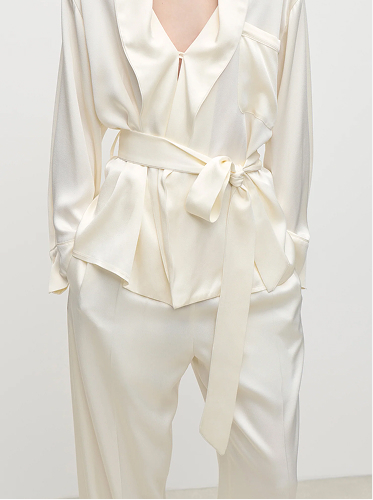 Alba Blouse In Ivory