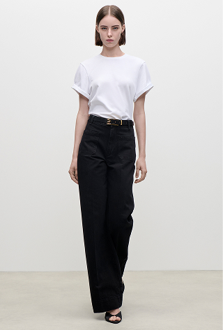 Alina Stretch Jean In Washed Black