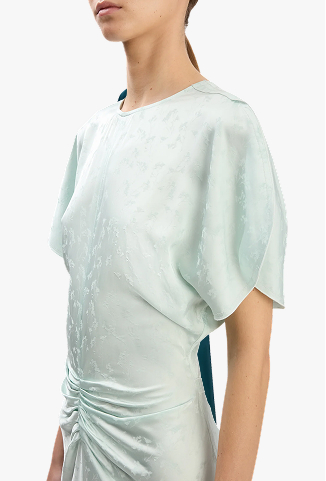 Bela Midi Dress In Aquamarine