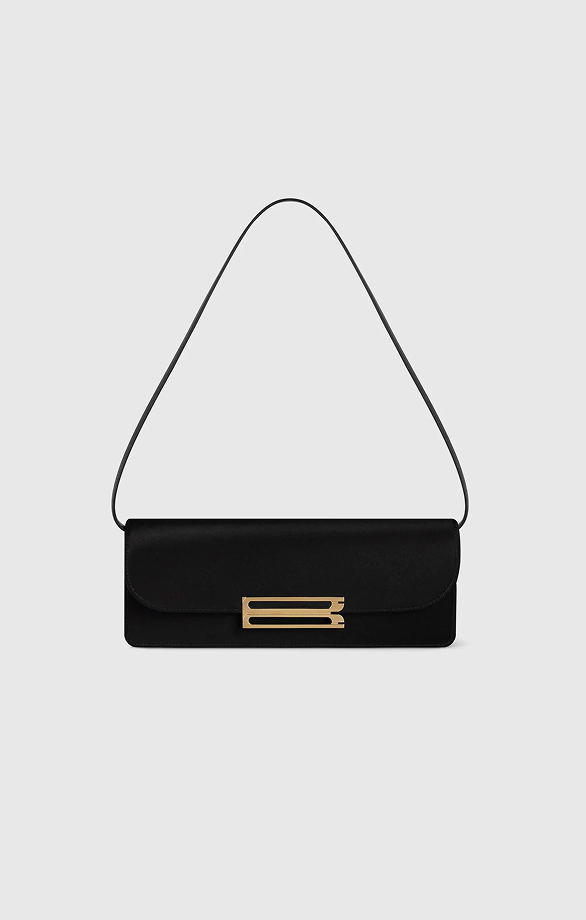 Dorian East-West Clutch Satin