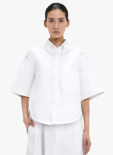 Trapeze Shirt In Optic White