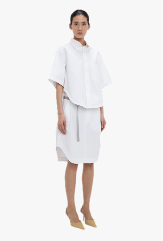 Trapeze Shirt In Optic White