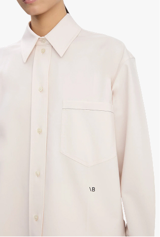 Long Sleeve Shirt In Bone