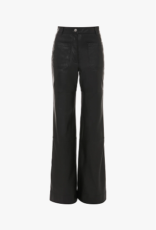 Leather Alina Trouser In Black