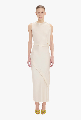 Kyra Midi Dress In Elderflower