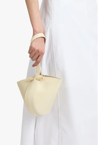 Portofino Dia Clutch In Ivory Leather