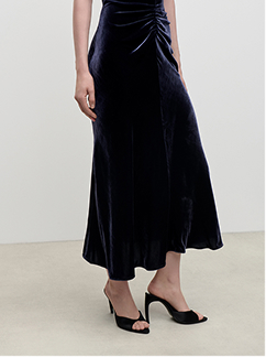 Bela Midi Dress In Navy