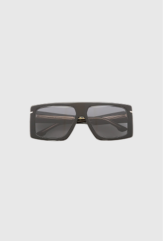 Oversized Flat Top Frame In Black