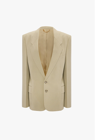 Pressed Jacket In Beige