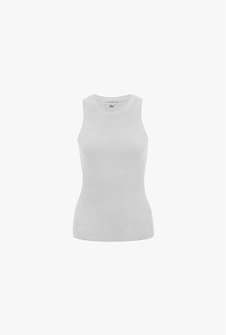 Rib Tank In White