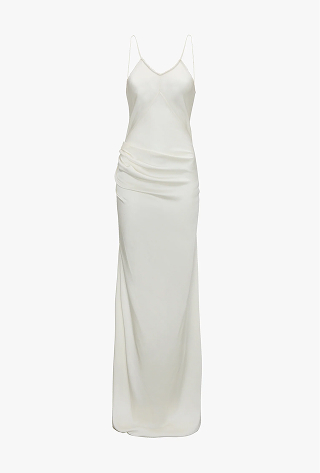 Cami Floor-Length Dress In Ivory