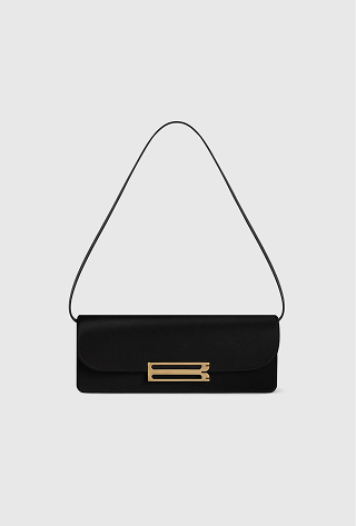 Dorian East-West Clutch Satin