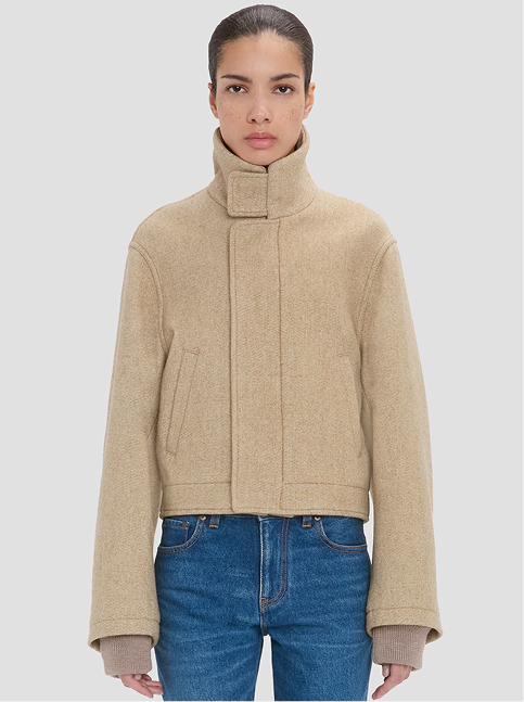 Bomber Jacket In Camel