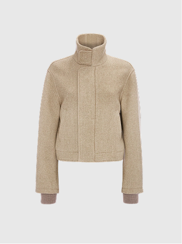 Bomber Jacket In Camel