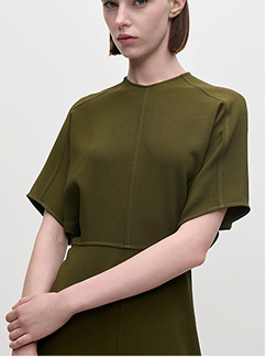 Eleanor Midi Dress In Green