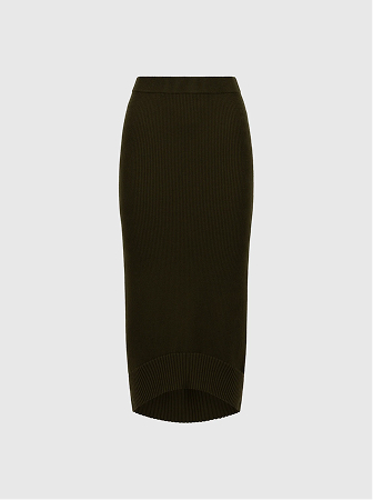 Fitted Skirt In Green