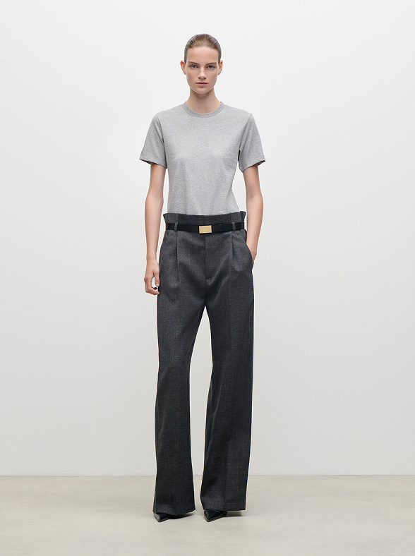 Jamie T-Shirt In Grey Marl