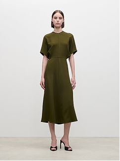 Eleanor Midi Dress In Green